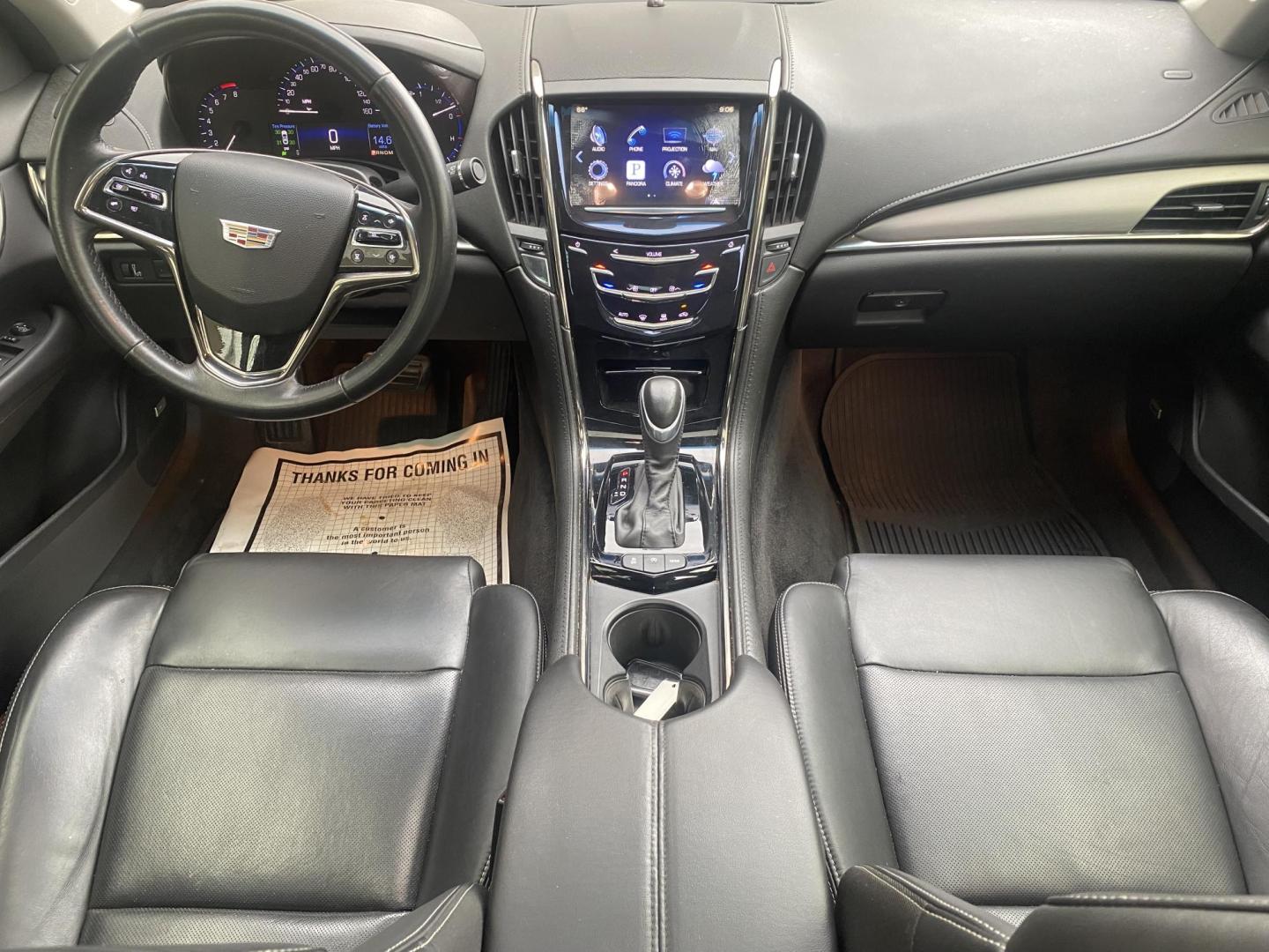 2016 BLACK CADILLAC ATS LUXURY (1G6AB5RX4G0) , located at 922 W. Beacon St., Philadelphia, MS, 39350, (601) 650-3675, 32.770447, -89.127151 - Photo#16