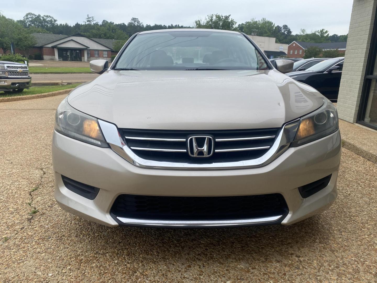 2014 TAN HONDA ACCORD LX (1HGCR2F37EA) , located at 922 W. Beacon St., Philadelphia, MS, 39350, (601) 650-3675, 32.770447, -89.127151 - Photo#1