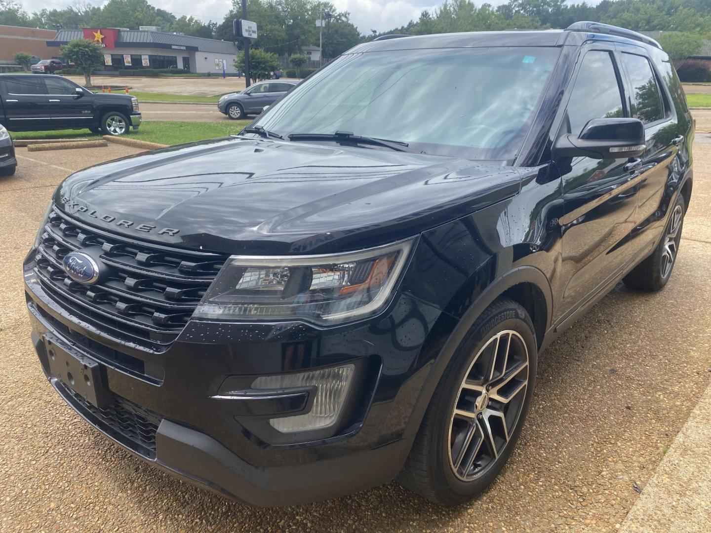 2016 BLACK FORD EXPLORER SPORT (1FM5K8GT5GG) , located at 922 W. Beacon St., Philadelphia, MS, 39350, (601) 650-3675, 32.770447, -89.127151 - Photo#2
