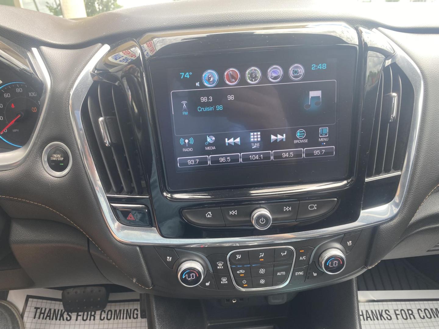 2018 WHITE CHEVROLET TRAVERSE PREMIER (1GNERKKW1JJ) , located at 922 W. Beacon St., Philadelphia, MS, 39350, (601) 650-3675, 32.770447, -89.127151 - Photo#17
