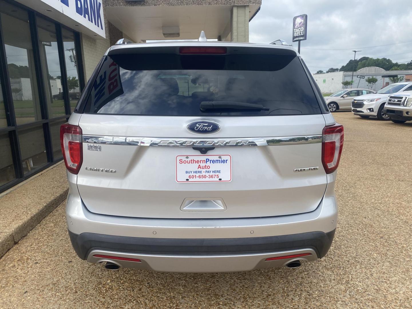 2016 SILVER FORD EXPLORER LIMITED (1FM5K7F89GG) , located at 922 W. Beacon St., Philadelphia, MS, 39350, (601) 650-3675, 32.770447, -89.127151 - Photo#4