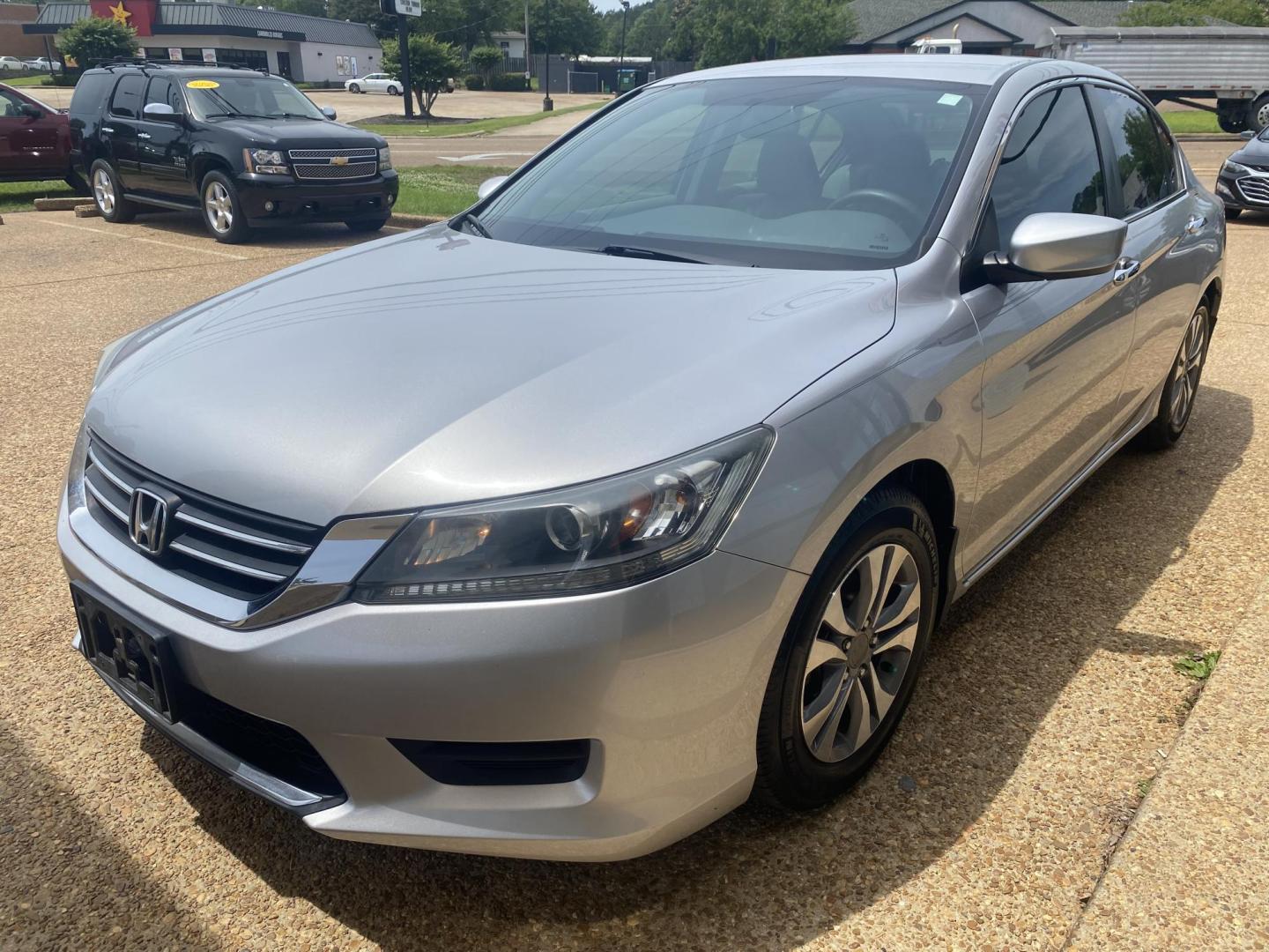 2013 SILVER HONDA ACCORD LX (1HGCR2F39DA) , located at 922 W. Beacon St., Philadelphia, MS, 39350, (601) 650-3675, 32.770447, -89.127151 - Photo#2
