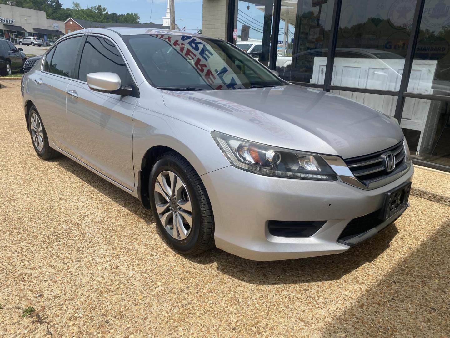 2013 SILVER HONDA ACCORD LX (1HGCR2F39DA) , located at 922 W. Beacon St., Philadelphia, MS, 39350, (601) 650-3675, 32.770447, -89.127151 - Photo#0