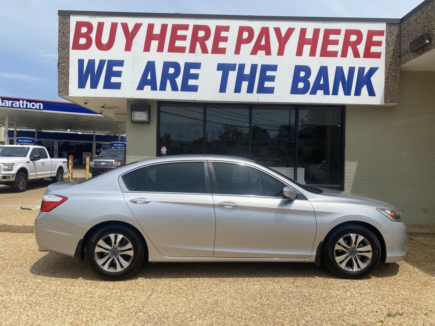 2013 SILVER HONDA ACCORD LX (1HGCR2F39DA) , located at 922 W. Beacon St., Philadelphia, MS, 39350, (601) 650-3675, 32.770447, -89.127151 - Photo#4