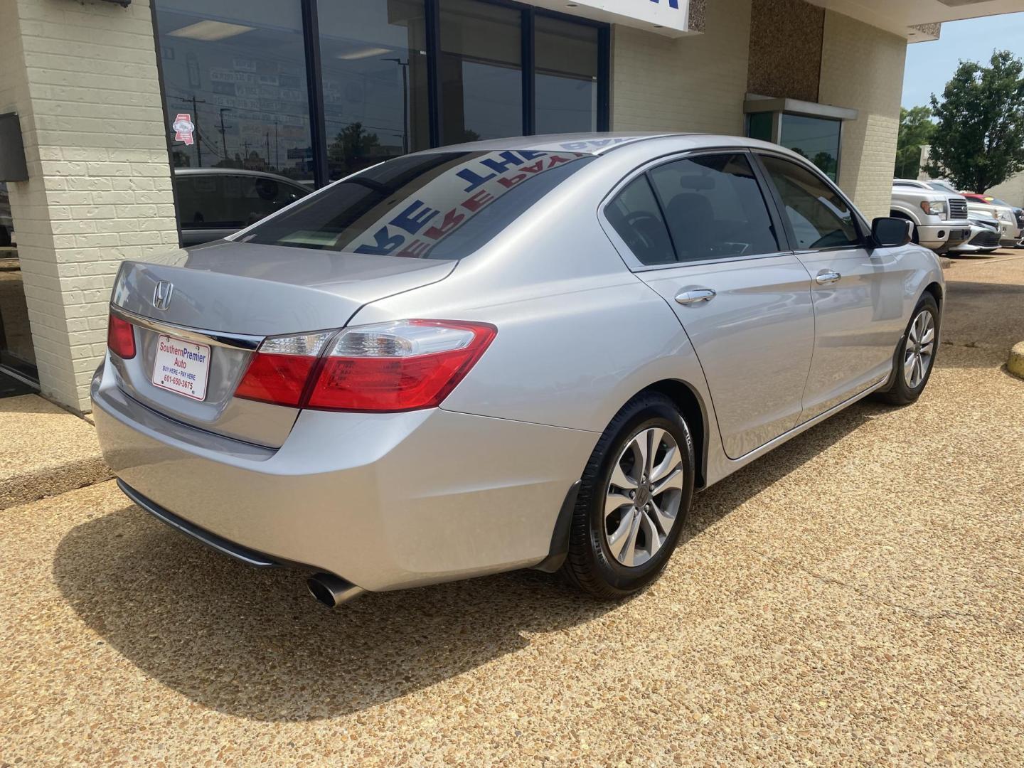 2013 SILVER HONDA ACCORD LX (1HGCR2F39DA) , located at 922 W. Beacon St., Philadelphia, MS, 39350, (601) 650-3675, 32.770447, -89.127151 - Photo#5