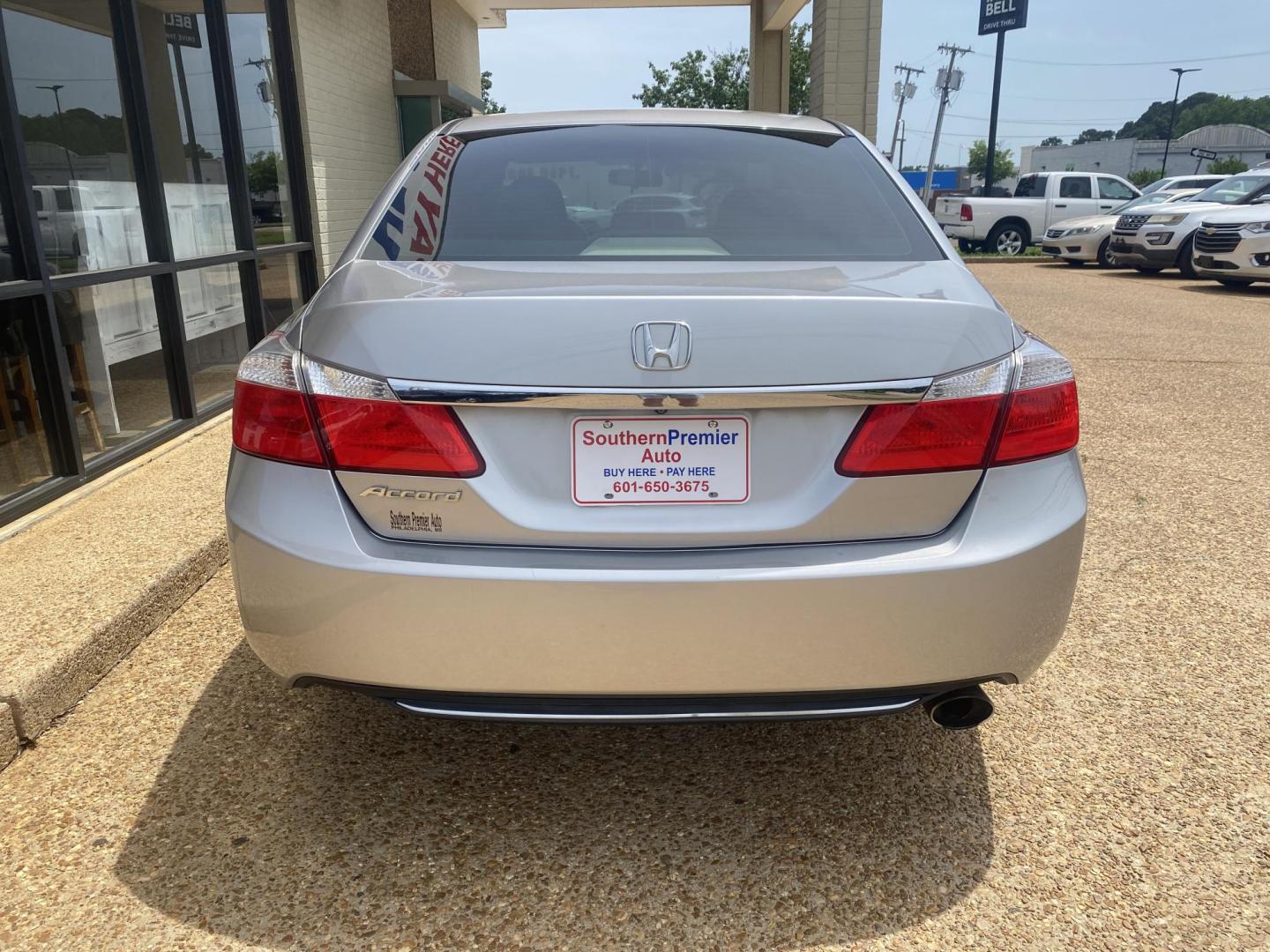 2013 SILVER HONDA ACCORD LX (1HGCR2F39DA) , located at 922 W. Beacon St., Philadelphia, MS, 39350, (601) 650-3675, 32.770447, -89.127151 - Photo#6