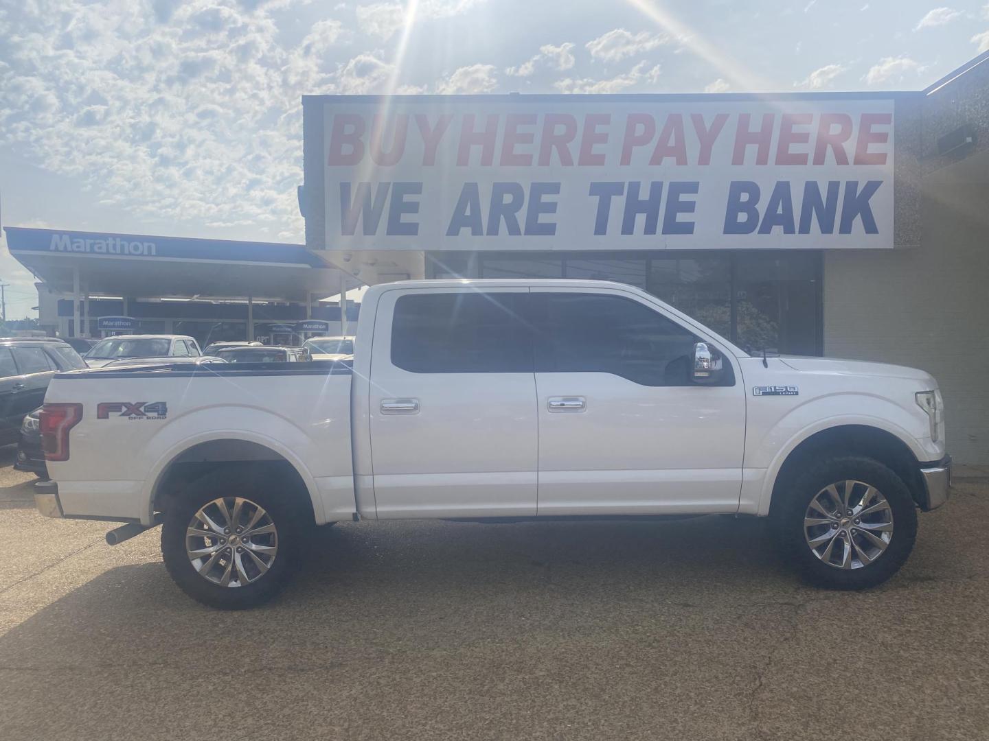 2016 WHITE FORD F-150 LARIAT (1FTEW1EF4GF) , located at 922 W. Beacon St., Philadelphia, MS, 39350, (601) 650-3675, 32.770447, -89.127151 - Photo#6