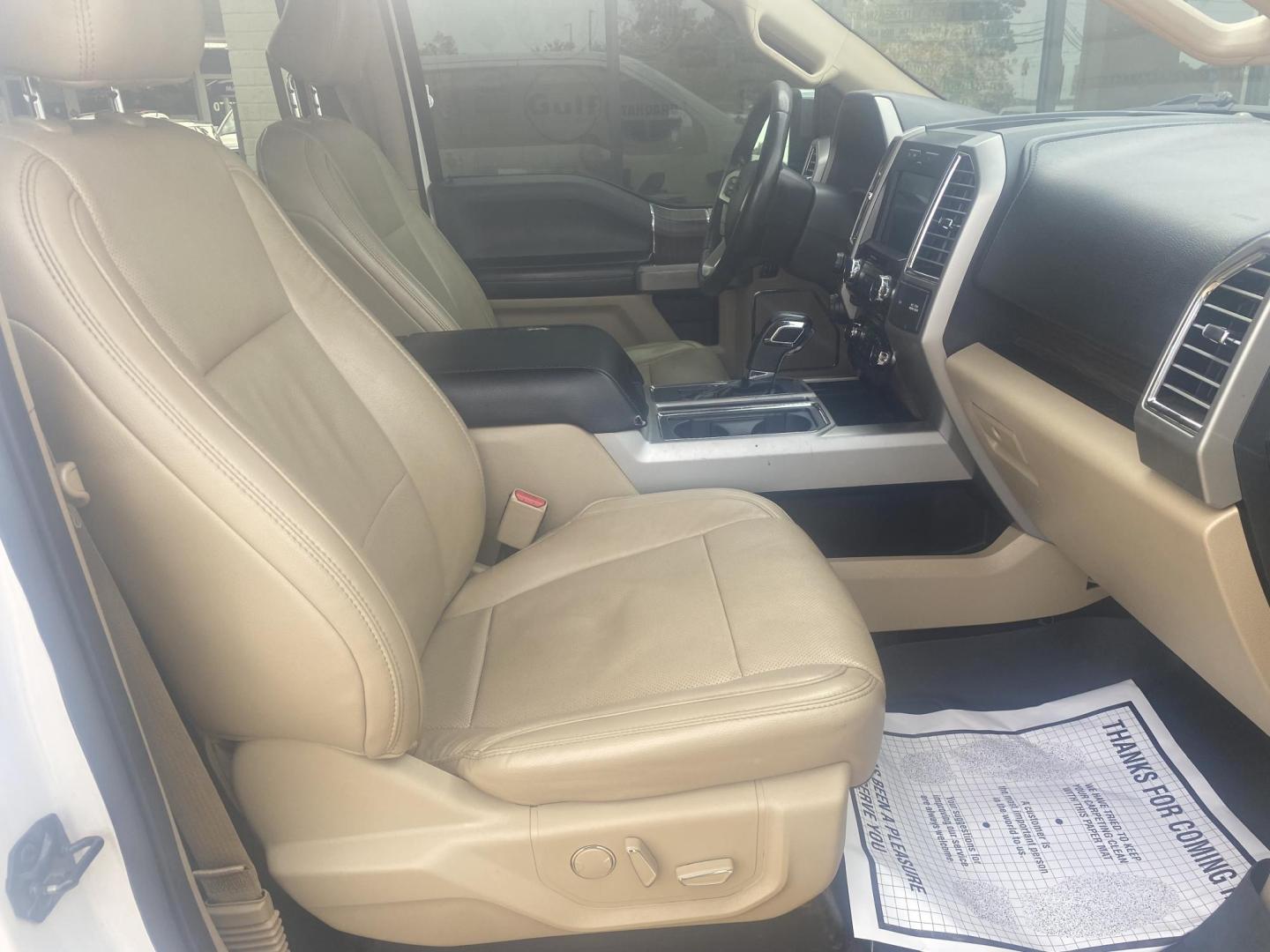 2016 WHITE FORD F-150 LARIAT (1FTEW1EF4GF) , located at 922 W. Beacon St., Philadelphia, MS, 39350, (601) 650-3675, 32.770447, -89.127151 - Photo#10