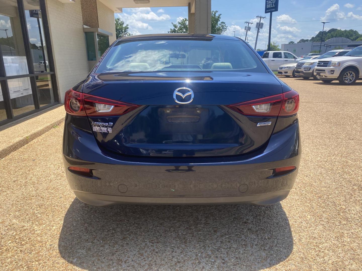 2017 BLUE MAZDA MAZDA3 SPORT (3MZBN1U76HM) , located at 922 W. Beacon St., Philadelphia, MS, 39350, (601) 650-3675, 32.770447, -89.127151 - Photo#4