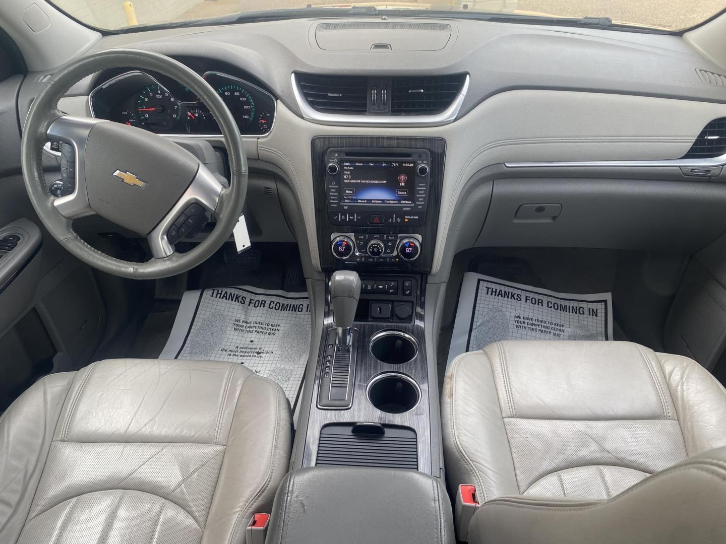 2015 GRAY CHEVROLET TRAVERSE LTZ (1GNKRJKD6FJ) , located at 922 W. Beacon St., Philadelphia, MS, 39350, (601) 650-3675, 32.770447, -89.127151 - Photo#16