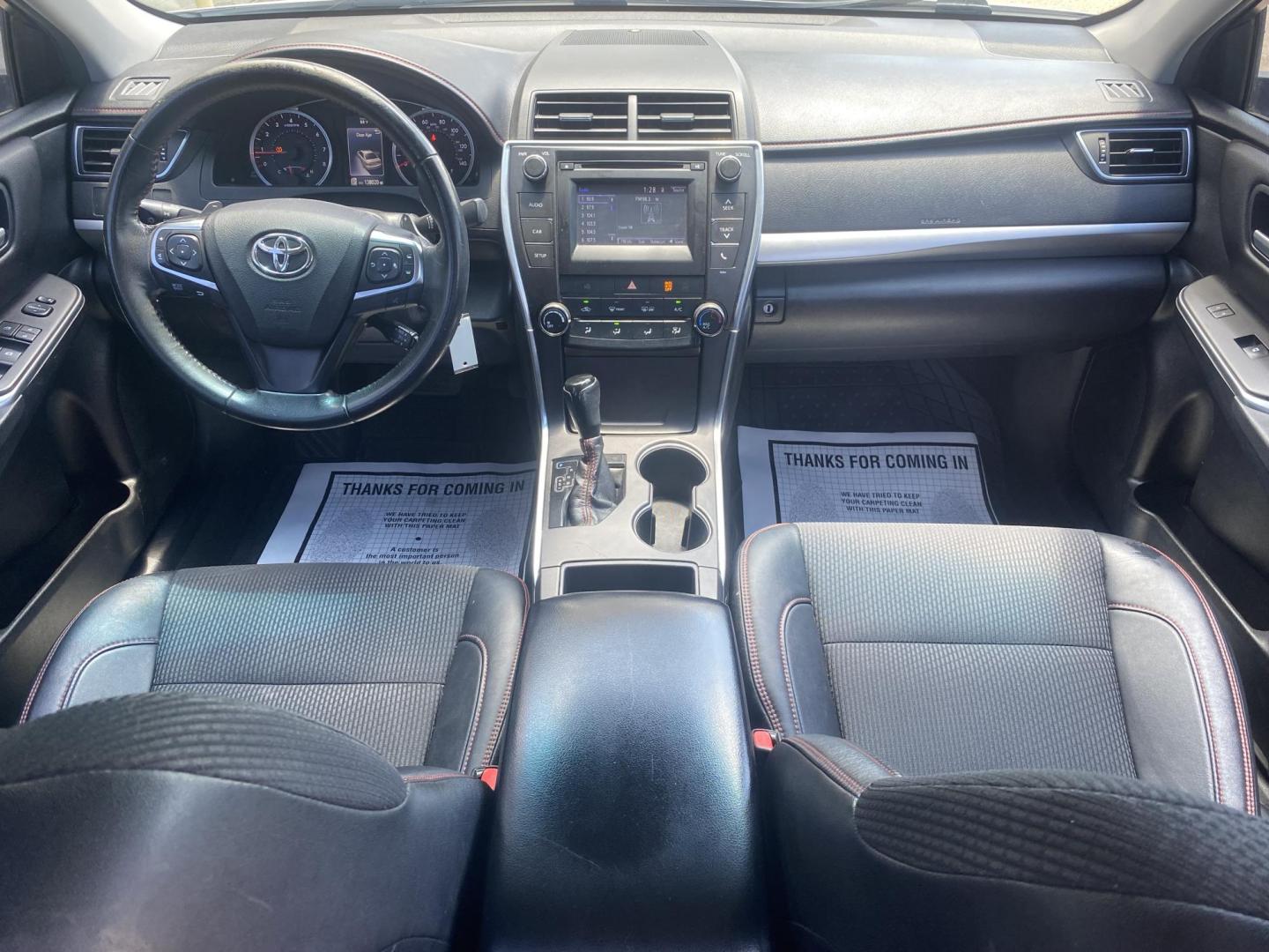 2016 WHITE TOYOTA CAMRY SE (4T1BF1FK8GU) , located at 922 W. Beacon St., Philadelphia, MS, 39350, (601) 650-3675, 32.770447, -89.127151 - Photo#16