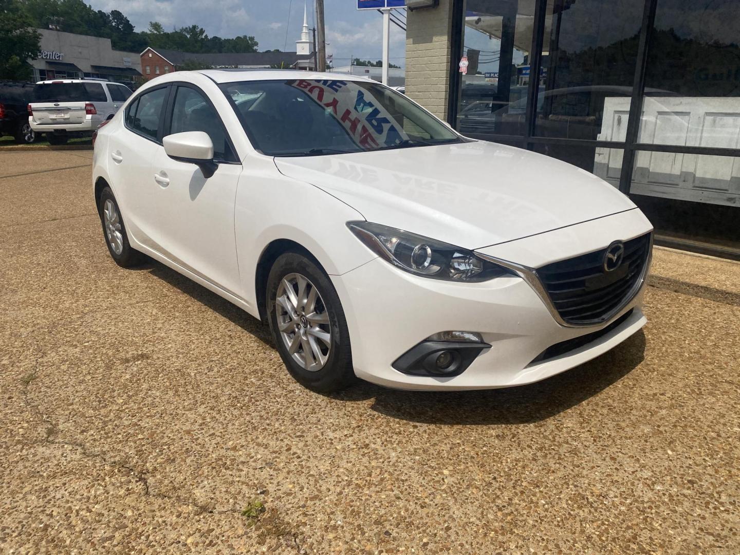 2016 WHITE MAZDA MAZDA3 S GRAND TOURI (3MZBM1X76GM) , located at 922 W. Beacon St., Philadelphia, MS, 39350, (601) 650-3675, 32.770447, -89.127151 - Photo#0