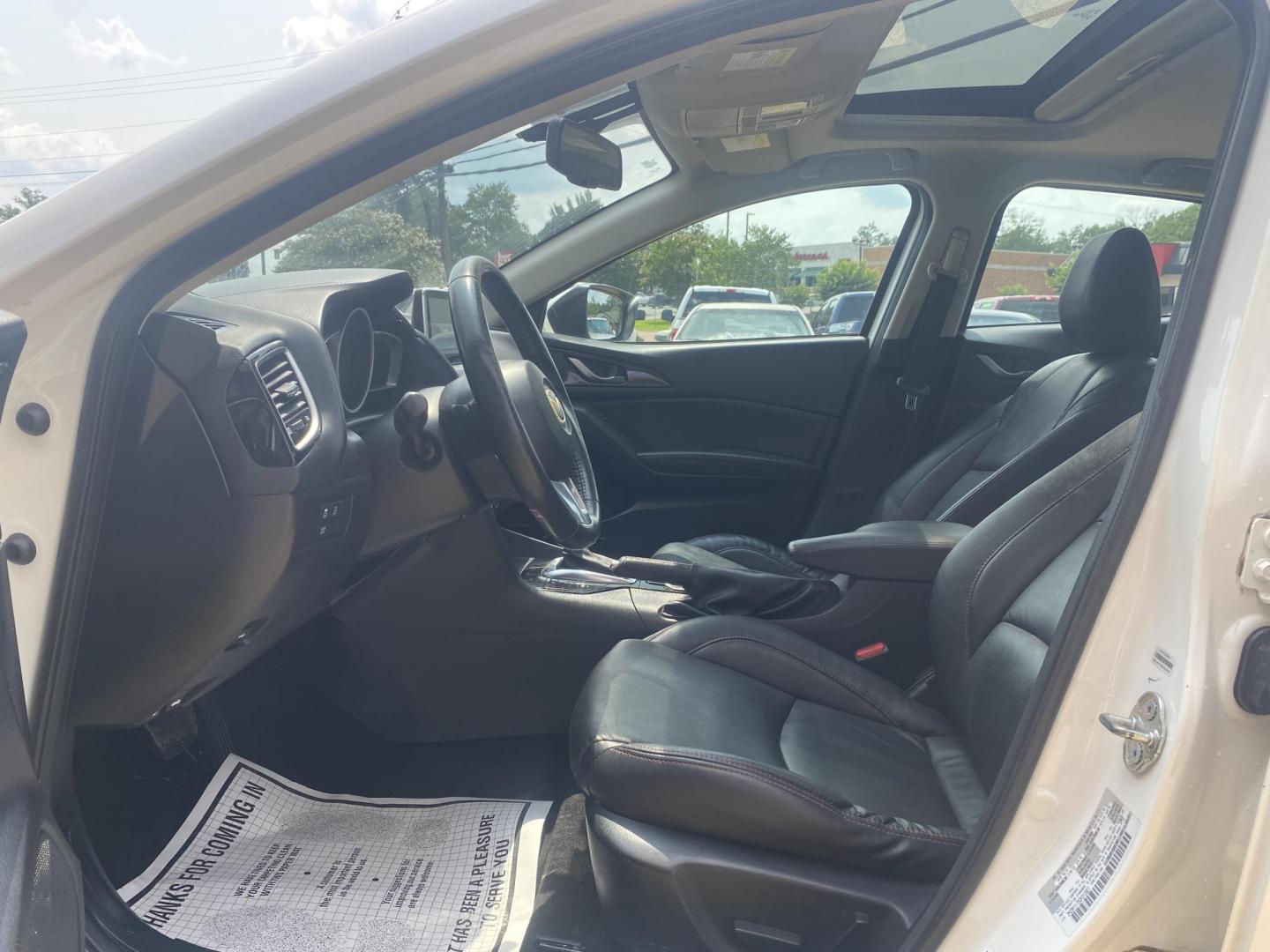2016 WHITE MAZDA MAZDA3 S GRAND TOURI (3MZBM1X76GM) , located at 922 W. Beacon St., Philadelphia, MS, 39350, (601) 650-3675, 32.770447, -89.127151 - Photo#9