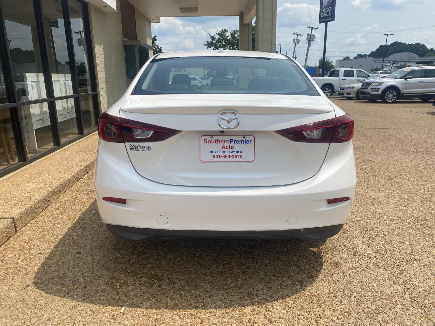2016 WHITE MAZDA MAZDA3 S GRAND TOURI (3MZBM1X76GM) , located at 922 W. Beacon St., Philadelphia, MS, 39350, (601) 650-3675, 32.770447, -89.127151 - Photo#4