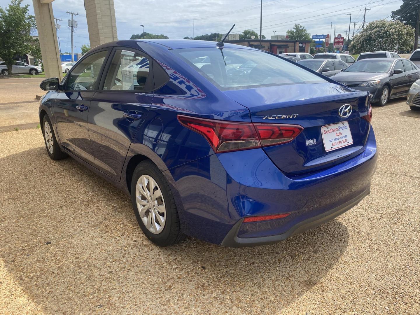 2020 BLUE HYUNDAI ACCENT SE; SEL (3KPC24A62LE) , located at 922 W. Beacon St., Philadelphia, MS, 39350, (601) 650-3675, 32.770447, -89.127151 - Photo#3