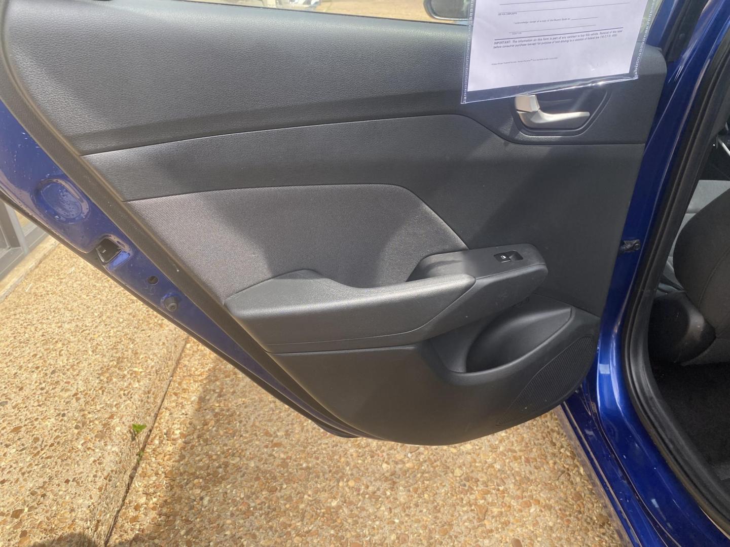 2020 BLUE HYUNDAI ACCENT SE; SEL (3KPC24A62LE) , located at 922 W. Beacon St., Philadelphia, MS, 39350, (601) 650-3675, 32.770447, -89.127151 - Photo#12