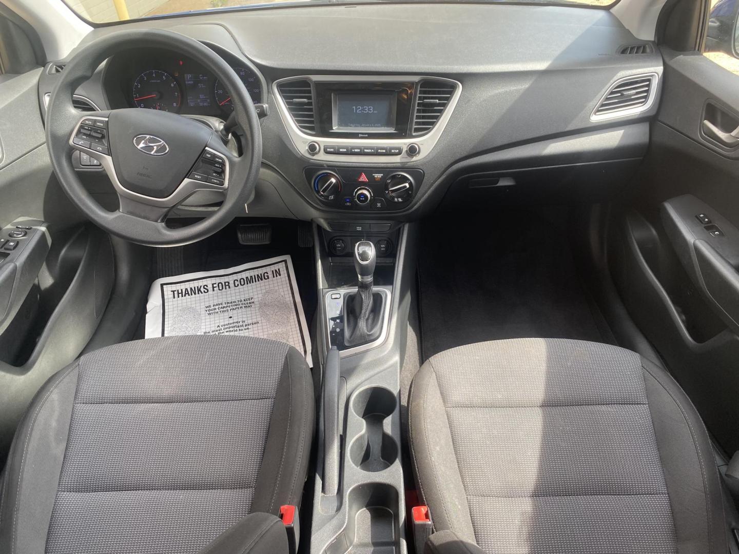 2020 BLUE HYUNDAI ACCENT SE; SEL (3KPC24A62LE) , located at 922 W. Beacon St., Philadelphia, MS, 39350, (601) 650-3675, 32.770447, -89.127151 - Photo#16