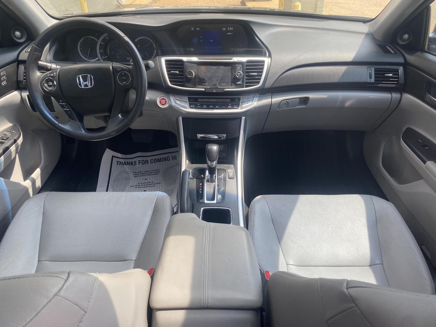 2013 GRAY HONDA ACCORD EX-L (1HGCR3F85DA) , located at 922 W. Beacon St., Philadelphia, MS, 39350, (601) 650-3675, 32.770447, -89.127151 - Photo#16