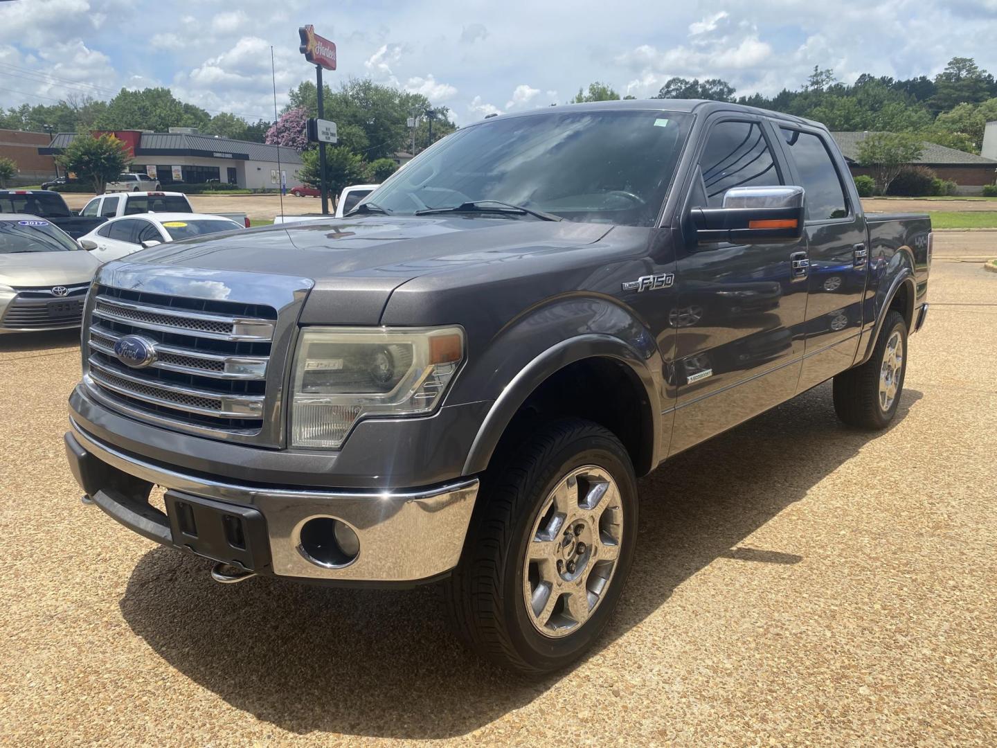 2013 GRAY FORD F-150 LARIAT (1FTFW1ET7DF) , located at 922 W. Beacon St., Philadelphia, MS, 39350, (601) 650-3675, 32.770447, -89.127151 - Photo#2