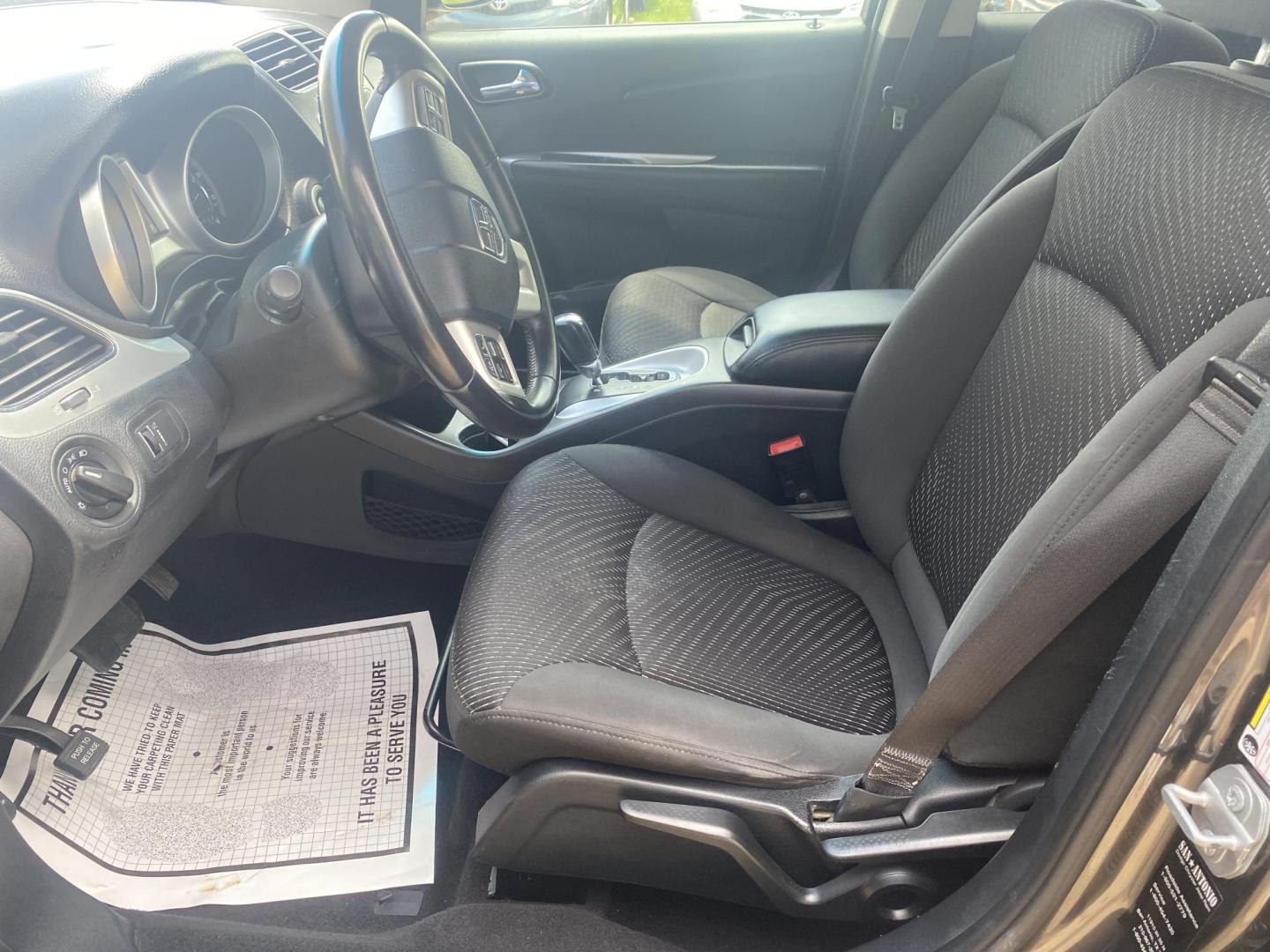 2017 BLACK DODGE JOURNEY SE (3C4PDCAB7HT) , located at 922 W. Beacon St., Philadelphia, MS, 39350, (601) 650-3675, 32.770447, -89.127151 - Photo#9
