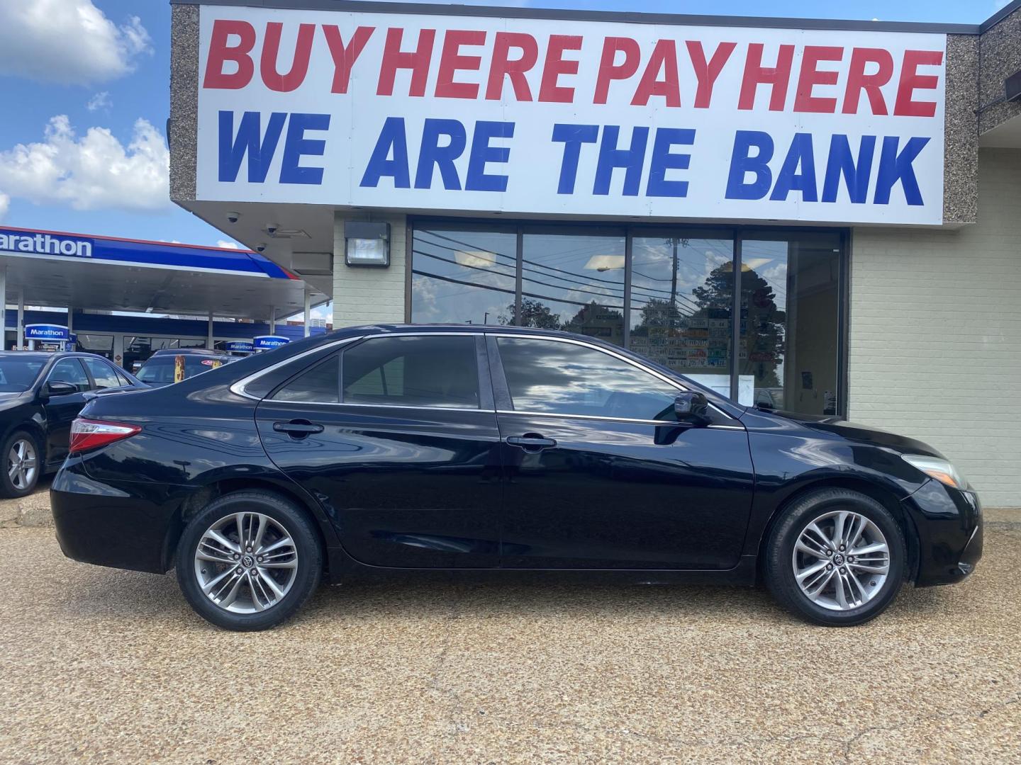 2016 BLACK TOYOTA CAMRY SE; LE; XLE; X (4T1BF1FKXGU) , located at 922 W. Beacon St., Philadelphia, MS, 39350, (601) 650-3675, 32.770447, -89.127151 - Photo#6