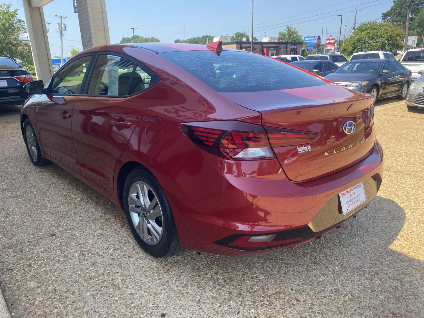 2020 RED HYUNDAI ELANTRA SEL (KMHD84LF0LU) , located at 922 W. Beacon St., Philadelphia, MS, 39350, (601) 650-3675, 32.770447, -89.127151 - Photo#3