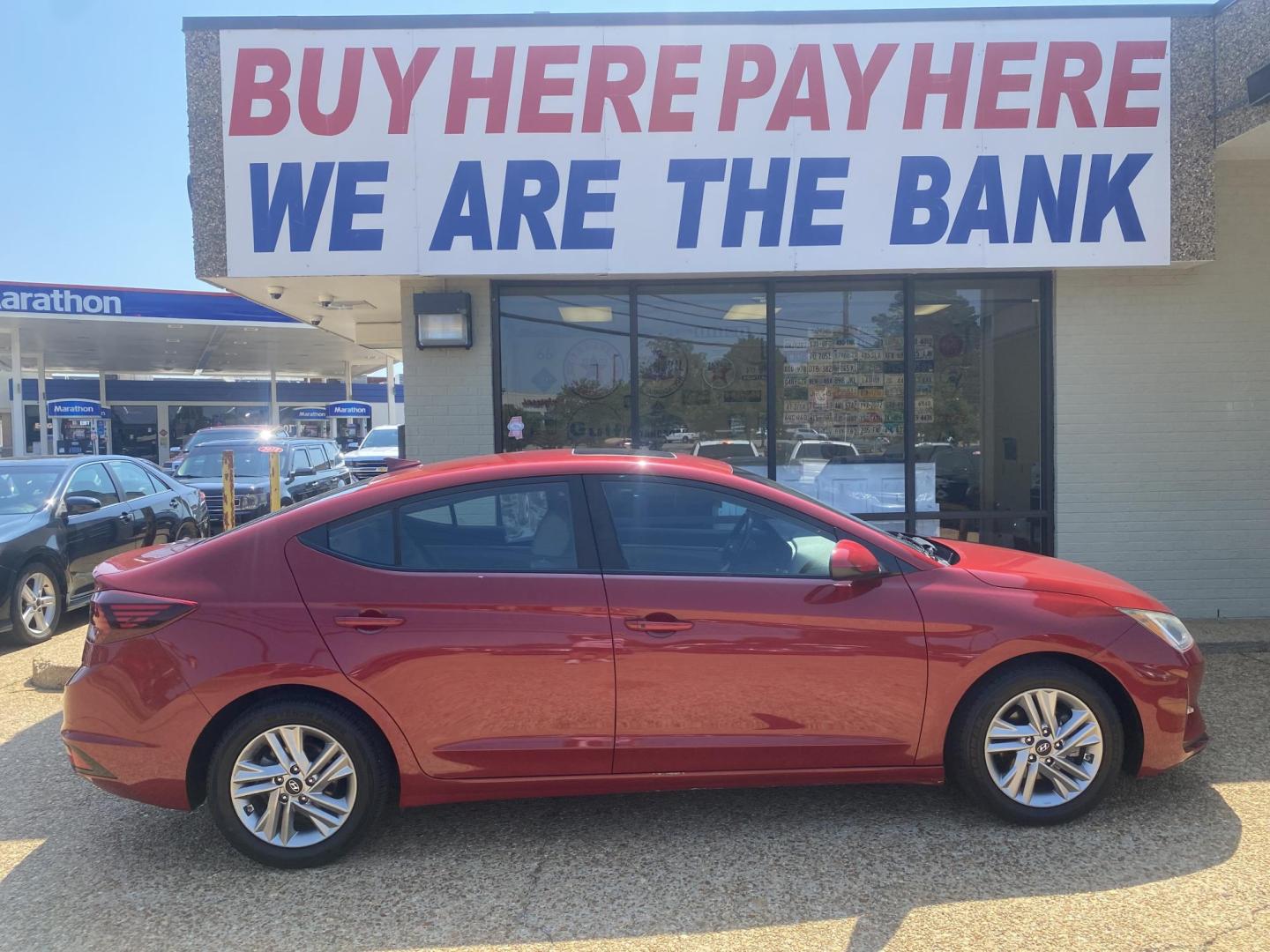 2020 RED HYUNDAI ELANTRA SEL (KMHD84LF0LU) , located at 922 W. Beacon St., Philadelphia, MS, 39350, (601) 650-3675, 32.770447, -89.127151 - Photo#6