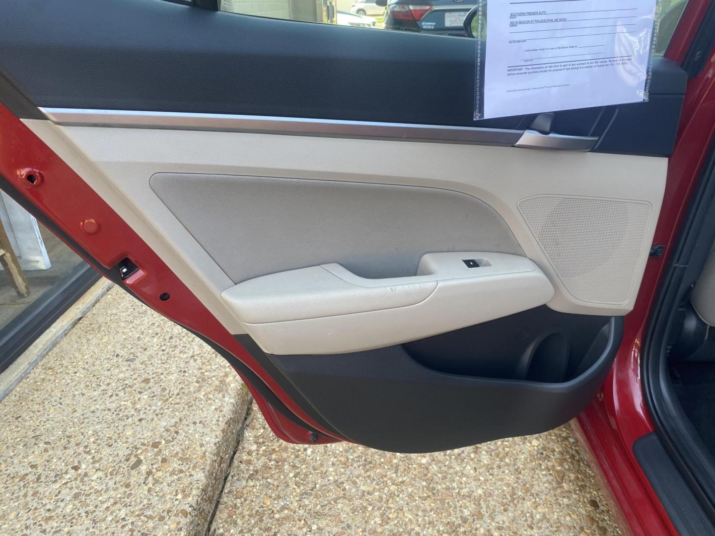2020 RED HYUNDAI ELANTRA SEL (KMHD84LF0LU) , located at 922 W. Beacon St., Philadelphia, MS, 39350, (601) 650-3675, 32.770447, -89.127151 - Photo#12