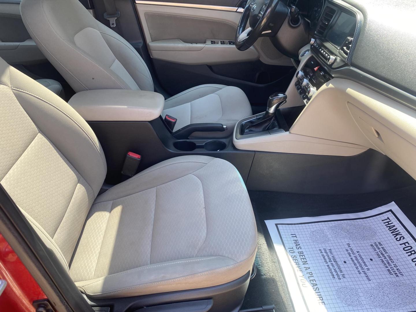 2020 RED HYUNDAI ELANTRA SEL (KMHD84LF0LU) , located at 922 W. Beacon St., Philadelphia, MS, 39350, (601) 650-3675, 32.770447, -89.127151 - Photo#10