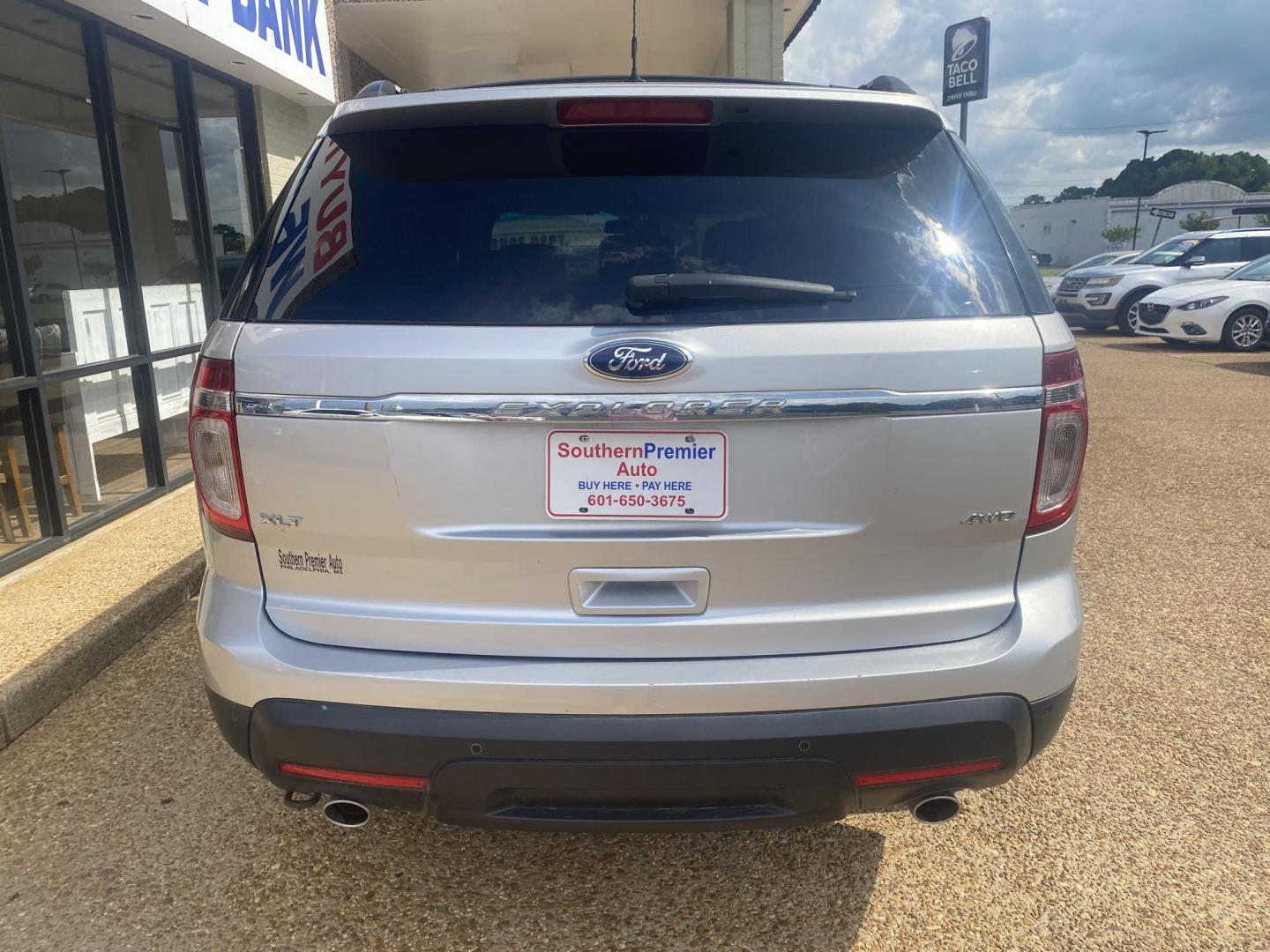 2013 SILVER FORD EXPLORER XLT (1FM5K8D83DG) , located at 922 W. Beacon St., Philadelphia, MS, 39350, (601) 650-3675, 32.770447, -89.127151 - Photo#4