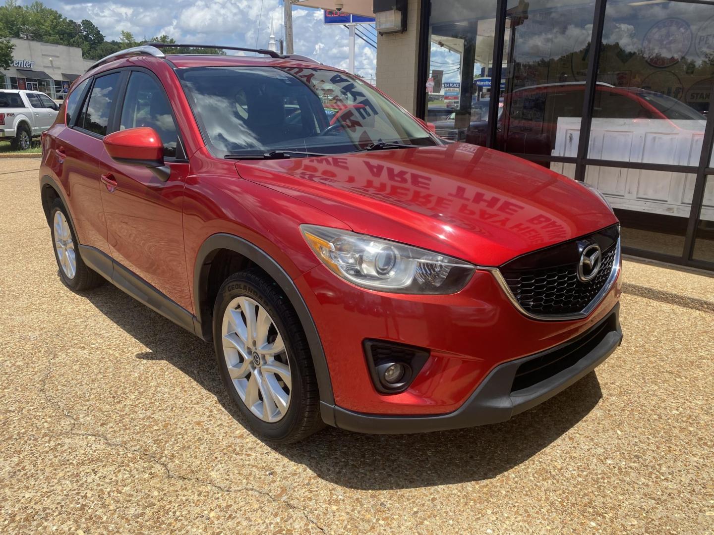 2014 RED MAZDA CX-5 GRAND TOURING (JM3KE2DY5E0) , located at 922 W. Beacon St., Philadelphia, MS, 39350, (601) 650-3675, 32.770447, -89.127151 - Photo#0