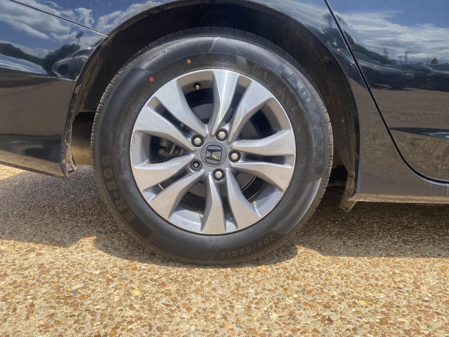 2014 BLACK HONDA ACCORD LX (1HGCR2F32EA) , located at 922 W. Beacon St., Philadelphia, MS, 39350, (601) 650-3675, 32.770447, -89.127151 - Photo#7