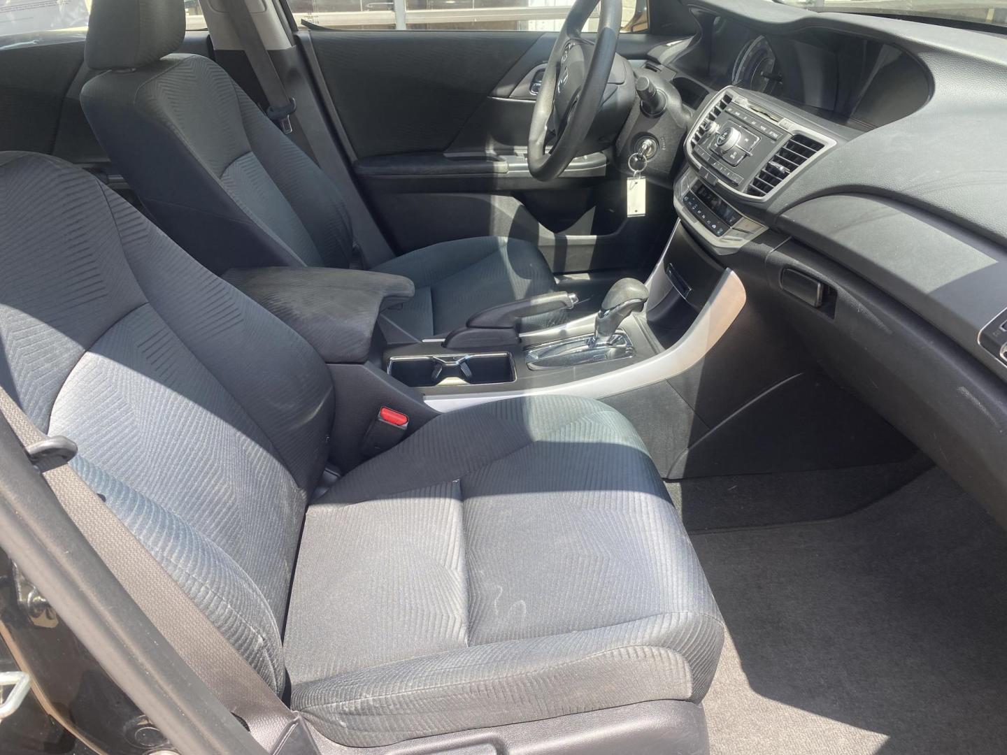 2014 BLACK HONDA ACCORD LX (1HGCR2F32EA) , located at 922 W. Beacon St., Philadelphia, MS, 39350, (601) 650-3675, 32.770447, -89.127151 - Photo#10