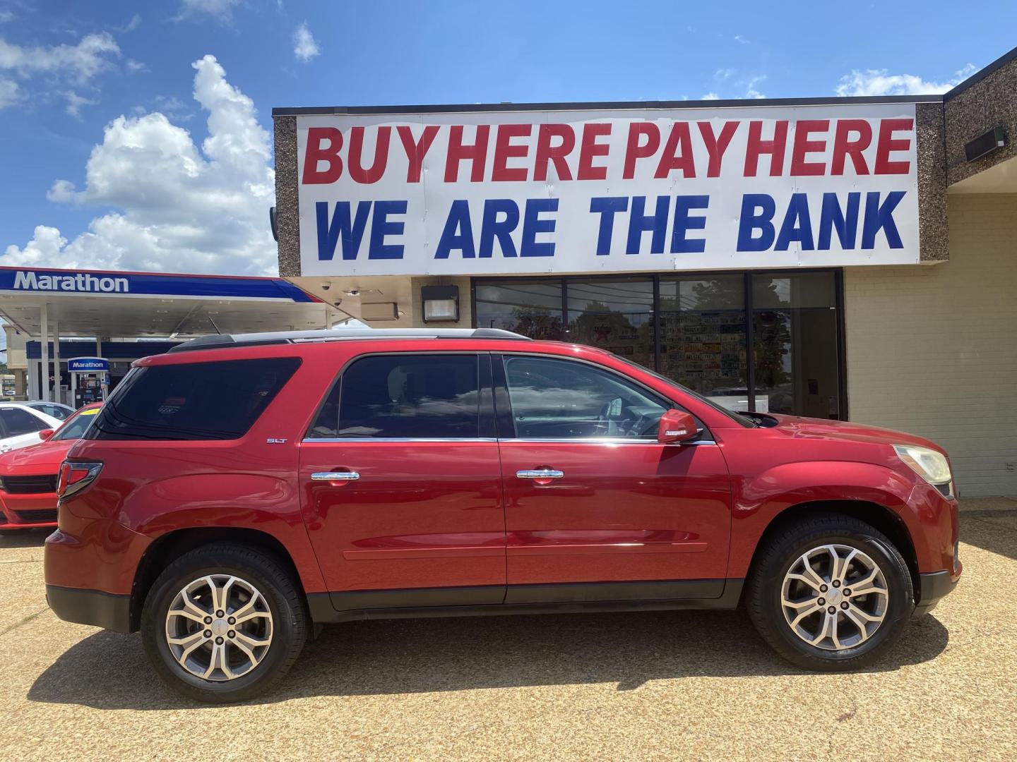 2013 RED GMC ACADIA SLT1 (1GKKRRKD2DJ) , located at 922 W. Beacon St., Philadelphia, MS, 39350, (601) 650-3675, 32.770447, -89.127151 - Photo#6