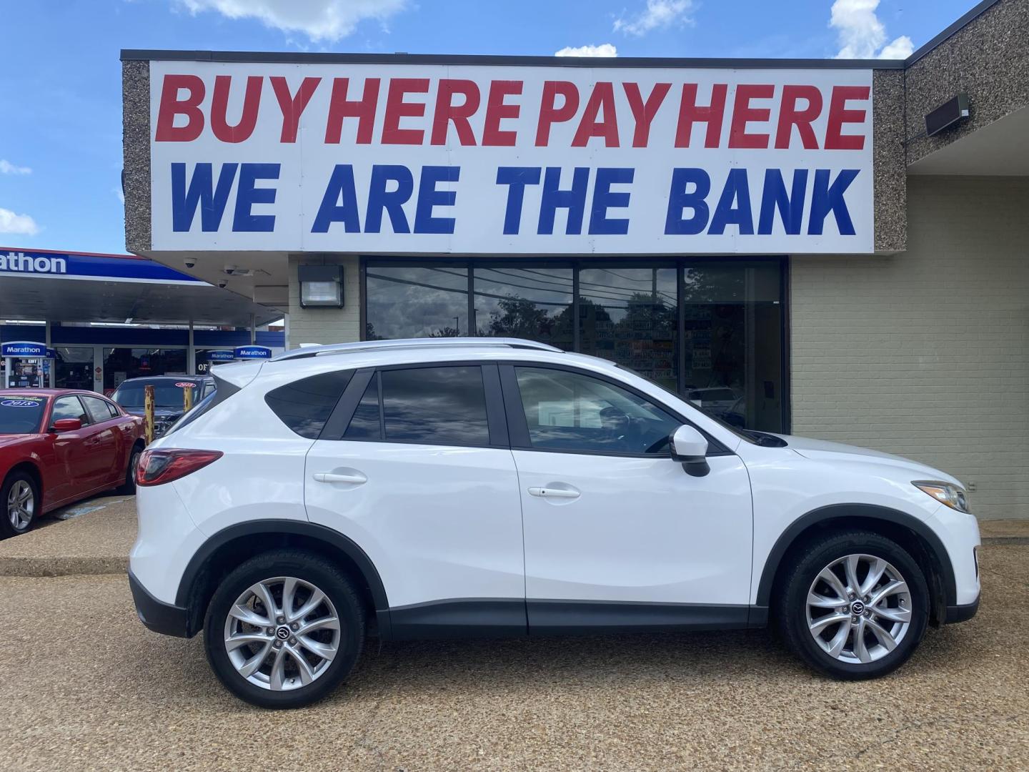 2014 WHITE MAZDA CX-5 GRAND TOURING (JM3KE2DY3E0) , located at 922 W. Beacon St., Philadelphia, MS, 39350, (601) 650-3675, 32.770447, -89.127151 - Photo#6