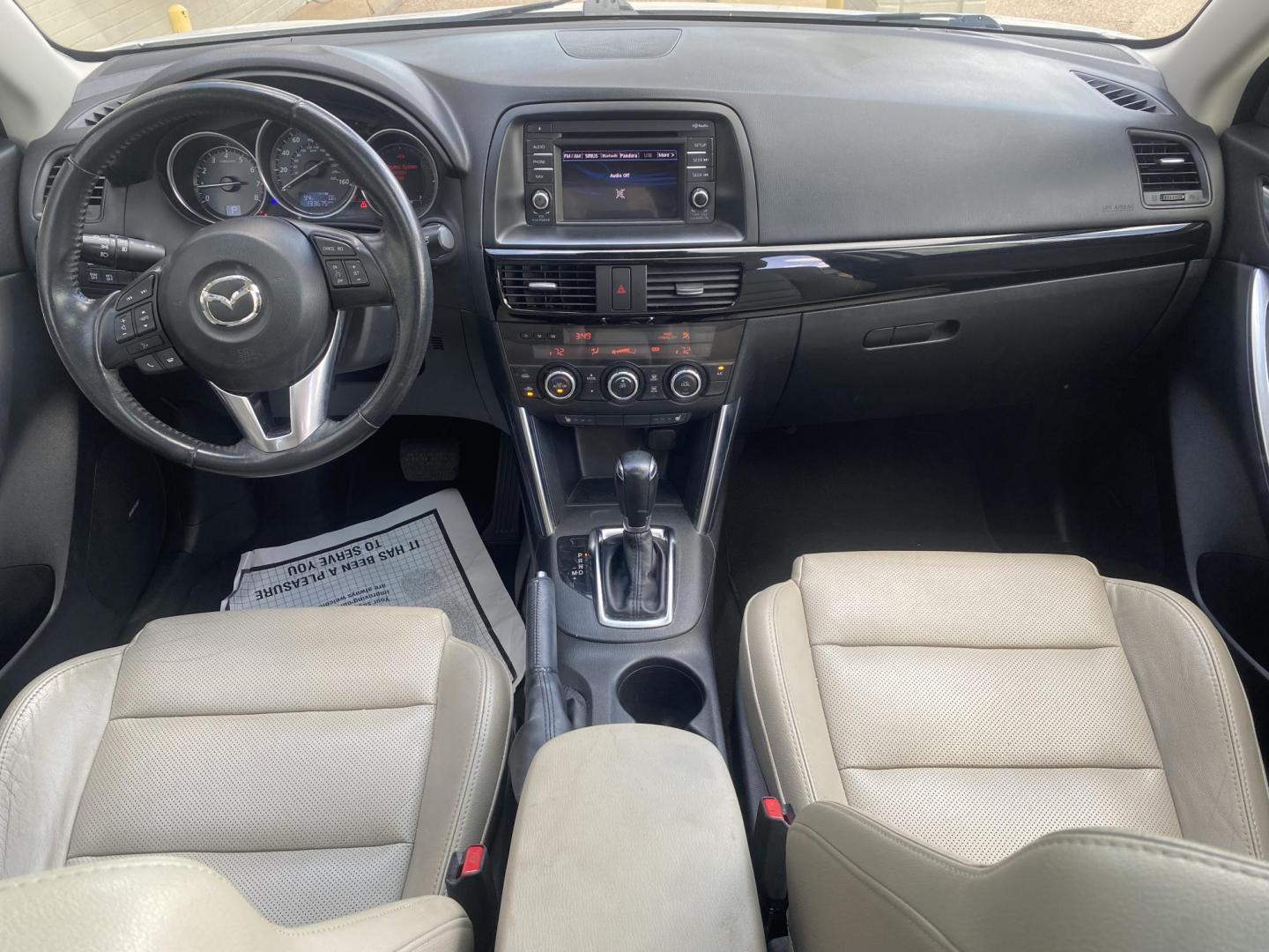 2014 WHITE MAZDA CX-5 GRAND TOURING (JM3KE2DY3E0) , located at 922 W. Beacon St., Philadelphia, MS, 39350, (601) 650-3675, 32.770447, -89.127151 - Photo#16