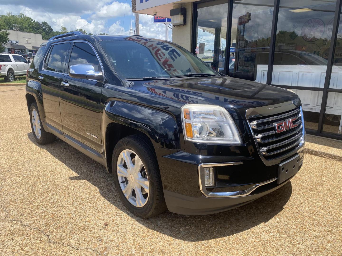 2017 BLACK GMC TERRAIN SLT (2GKALPEK6H6) , located at 922 W. Beacon St., Philadelphia, MS, 39350, (601) 650-3675, 32.770447, -89.127151 - Photo#0