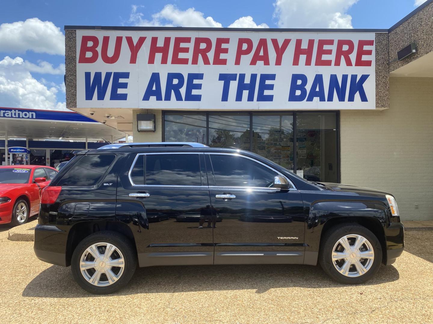 2017 BLACK GMC TERRAIN SLT (2GKALPEK6H6) , located at 922 W. Beacon St., Philadelphia, MS, 39350, (601) 650-3675, 32.770447, -89.127151 - Photo#6