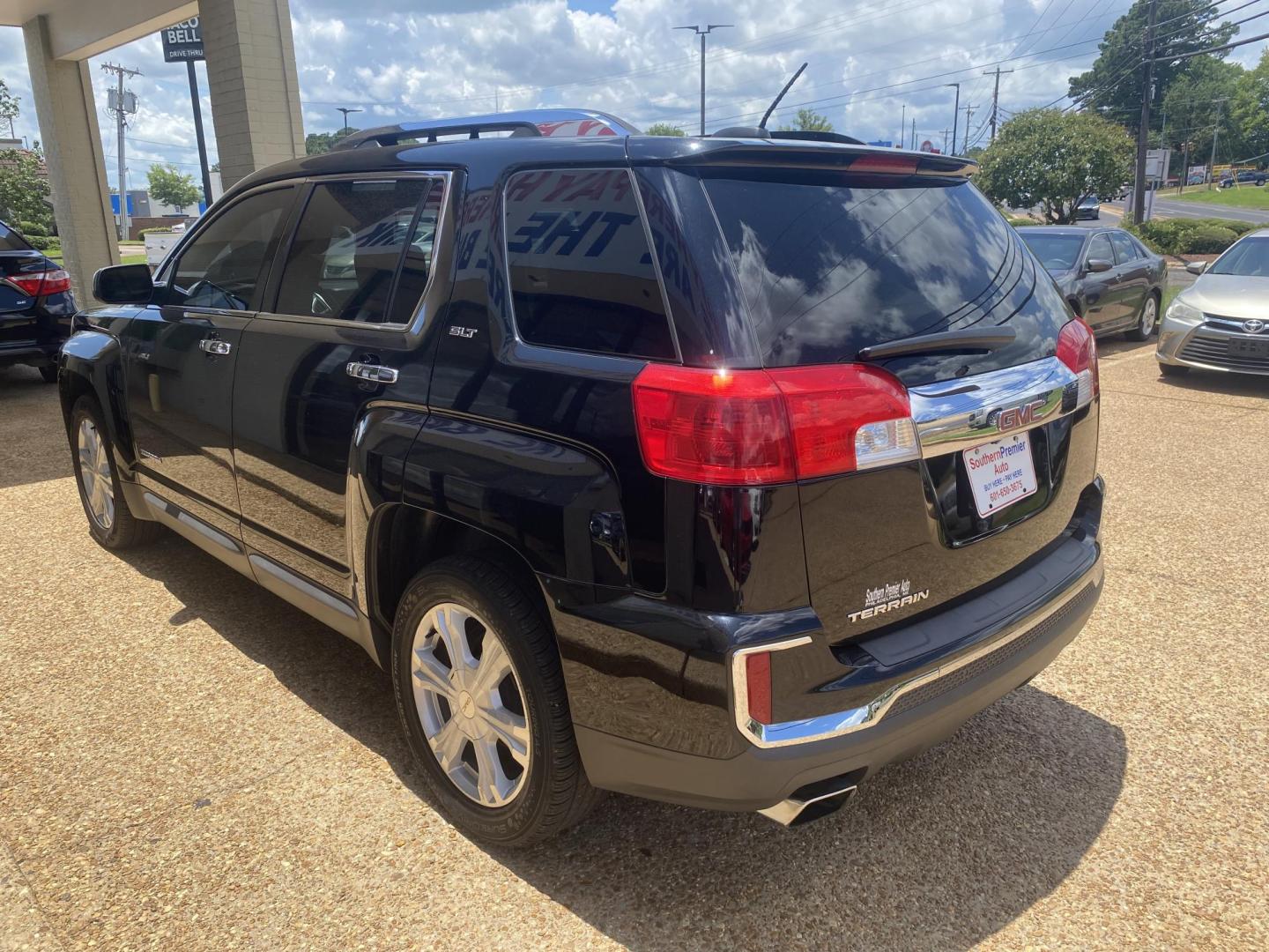 2017 BLACK GMC TERRAIN SLT (2GKALPEK6H6) , located at 922 W. Beacon St., Philadelphia, MS, 39350, (601) 650-3675, 32.770447, -89.127151 - Photo#3