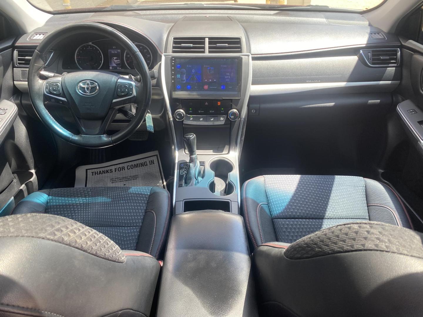 2015 RED TOYOTA CAMRY SE (4T1BF1FKXFU) , located at 922 W. Beacon St., Philadelphia, MS, 39350, (601) 650-3675, 32.770447, -89.127151 - Photo#16