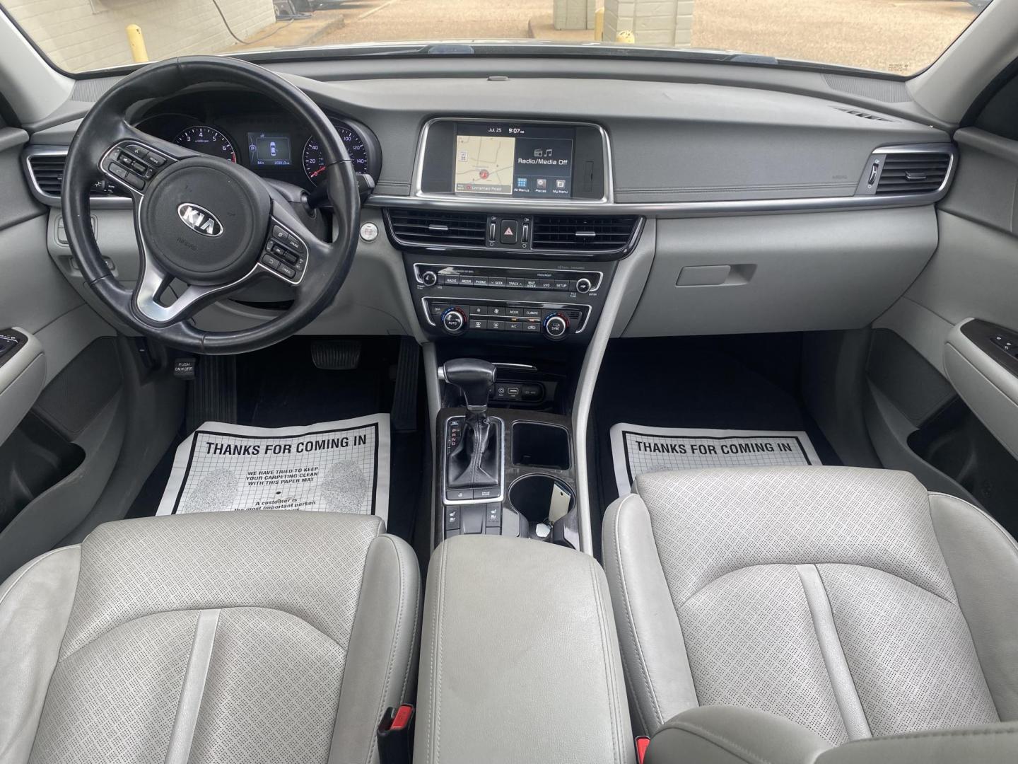 2016 GRAY KIA OPTIMA EX (5XXGU4L37GG) , located at 922 W. Beacon St., Philadelphia, MS, 39350, (601) 650-3675, 32.770447, -89.127151 - Photo#16