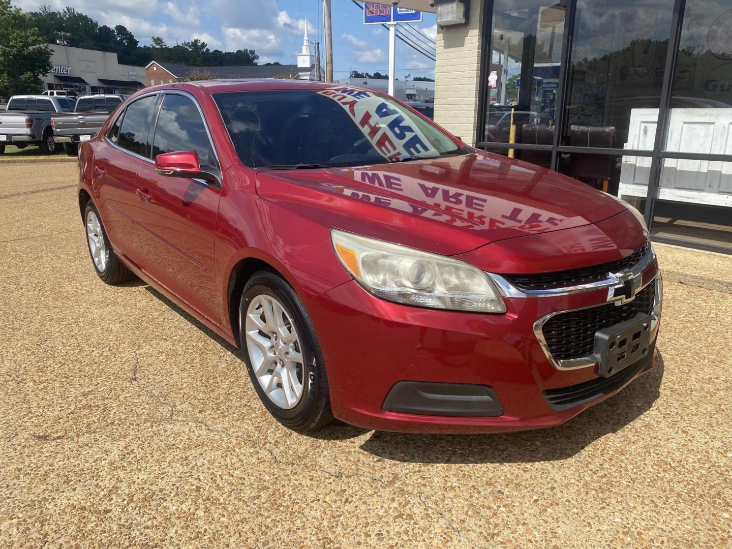 2014 RED CHEVROLET MALIBU 1LT (1G11C5SL6EF) , located at 922 W. Beacon St., Philadelphia, MS, 39350, (601) 650-3675, 32.770447, -89.127151 - Photo#0