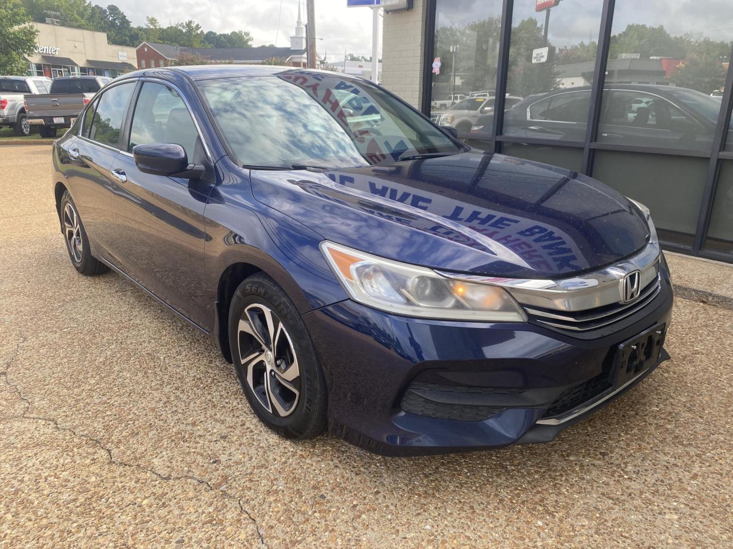 2016 BLUE HONDA ACCORD LX (1HGCR2F34GA) , located at 922 W. Beacon St., Philadelphia, MS, 39350, (601) 650-3675, 32.770447, -89.127151 - Photo#0