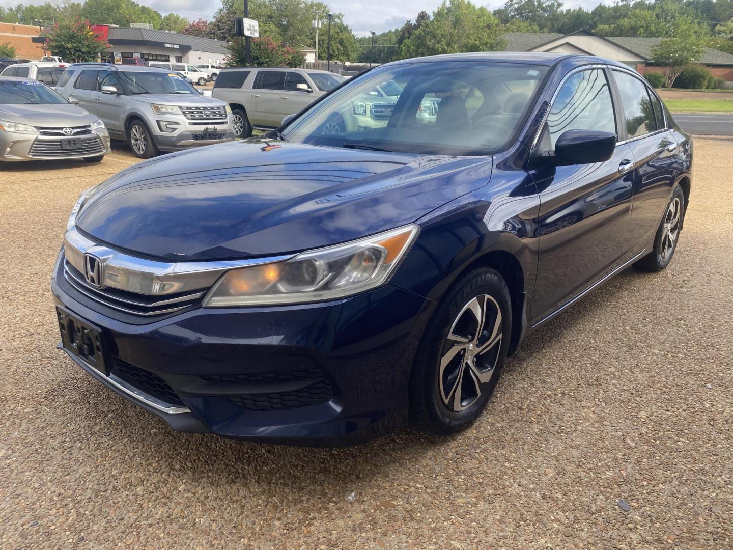 2016 BLUE HONDA ACCORD LX (1HGCR2F34GA) , located at 922 W. Beacon St., Philadelphia, MS, 39350, (601) 650-3675, 32.770447, -89.127151 - Photo#2