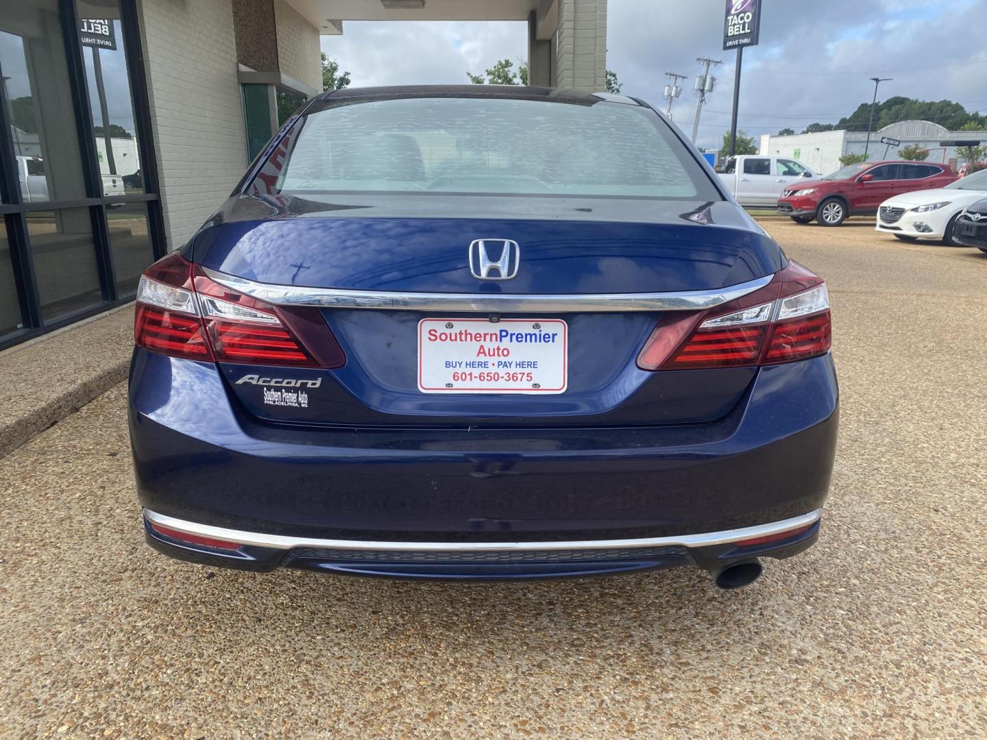 2016 BLUE HONDA ACCORD LX (1HGCR2F34GA) , located at 922 W. Beacon St., Philadelphia, MS, 39350, (601) 650-3675, 32.770447, -89.127151 - Photo#4
