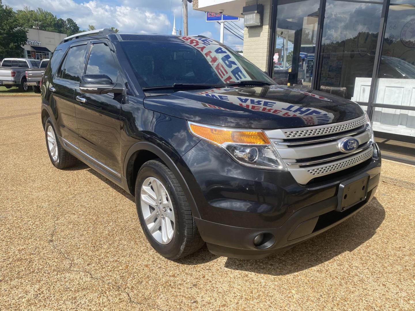 2013 BLACK FORD EXPLORER XLT (1FM5K7D97DG) , located at 922 W. Beacon St., Philadelphia, MS, 39350, (601) 650-3675, 32.770447, -89.127151 - Photo#0