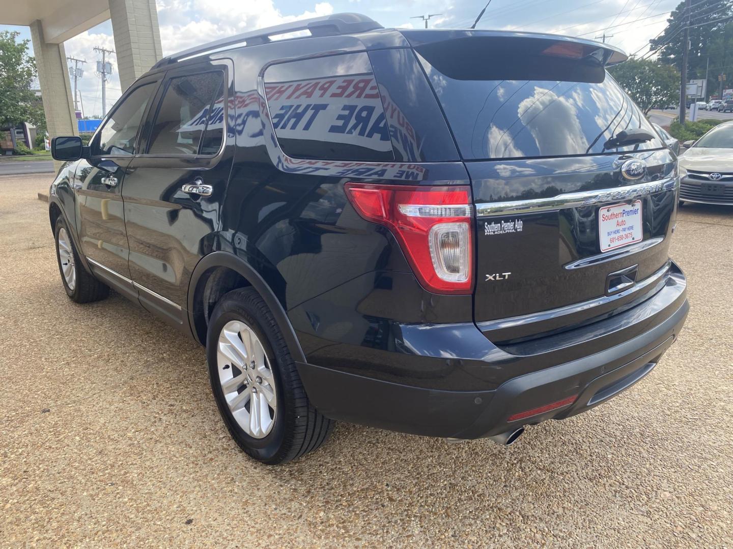 2013 BLACK FORD EXPLORER XLT (1FM5K7D97DG) , located at 922 W. Beacon St., Philadelphia, MS, 39350, (601) 650-3675, 32.770447, -89.127151 - Photo#3