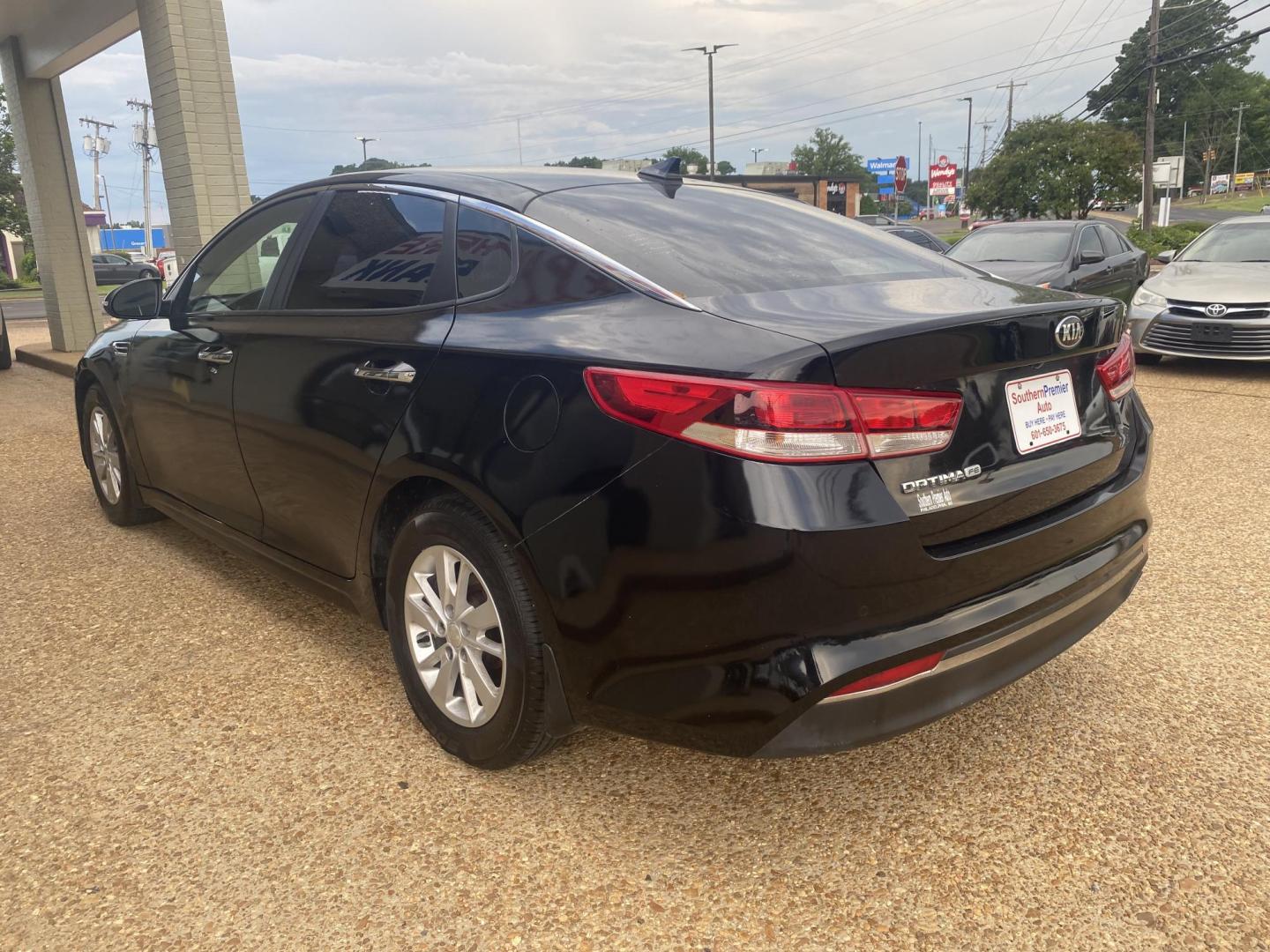 2017 BLACK KIA OPTIMA LX (5XXGT4L36HG) , located at 922 W. Beacon St., Philadelphia, MS, 39350, (601) 650-3675, 32.770447, -89.127151 - Photo#3