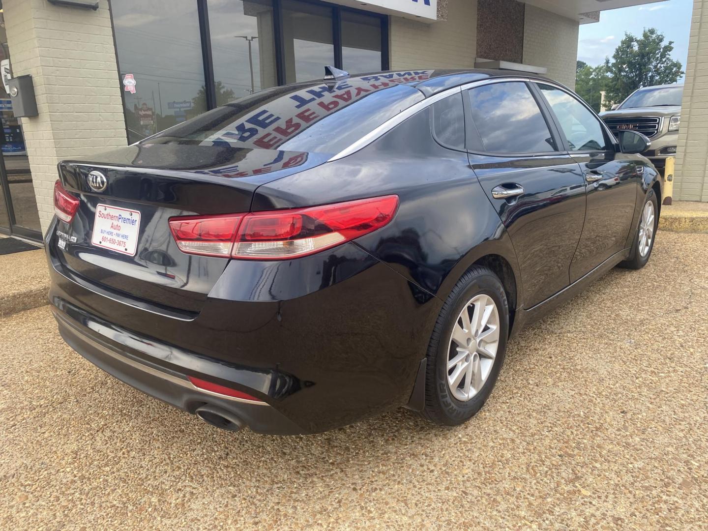 2017 BLACK KIA OPTIMA LX (5XXGT4L36HG) , located at 922 W. Beacon St., Philadelphia, MS, 39350, (601) 650-3675, 32.770447, -89.127151 - Photo#5