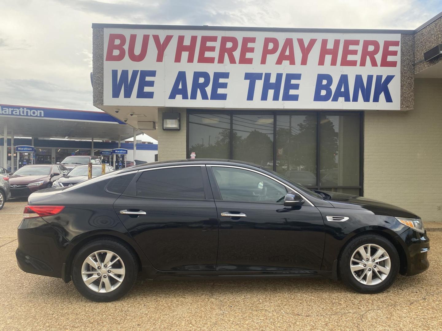 2017 BLACK KIA OPTIMA LX (5XXGT4L36HG) , located at 922 W. Beacon St., Philadelphia, MS, 39350, (601) 650-3675, 32.770447, -89.127151 - Photo#6
